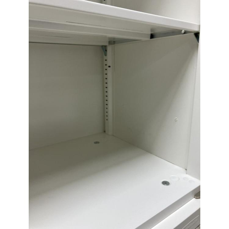 法人送料 オカムラ 両開き書庫 スチール書庫 鍵付き 幅900×奥行450×高
