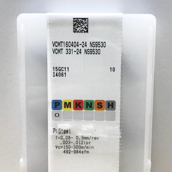 未開封】Tungaloy/タンガロイ VCMT160404-24-NS9530 30個 10個入/箱