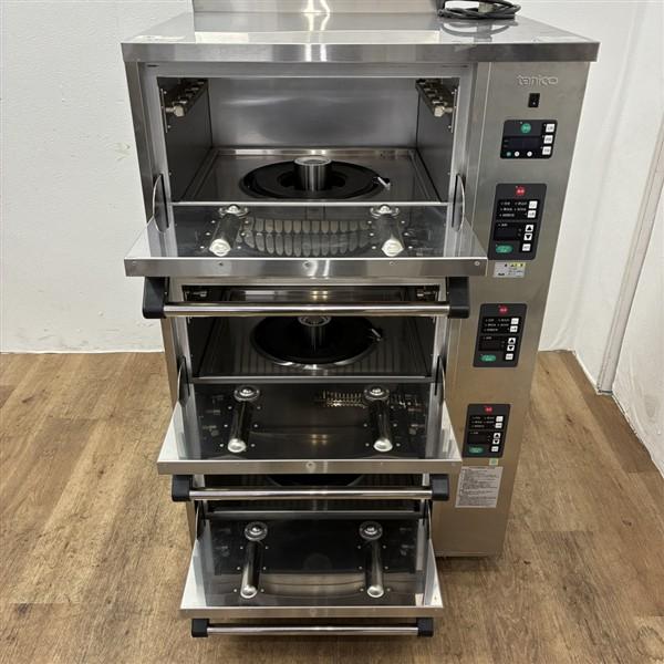 タニコー ガス立体炊飯器 TGRC-A3DT 中古 1ヶ月保証 2017年製 単相100V 都市ガス 幅785x奥行702mm 厨房【無限堂大阪店】の画像