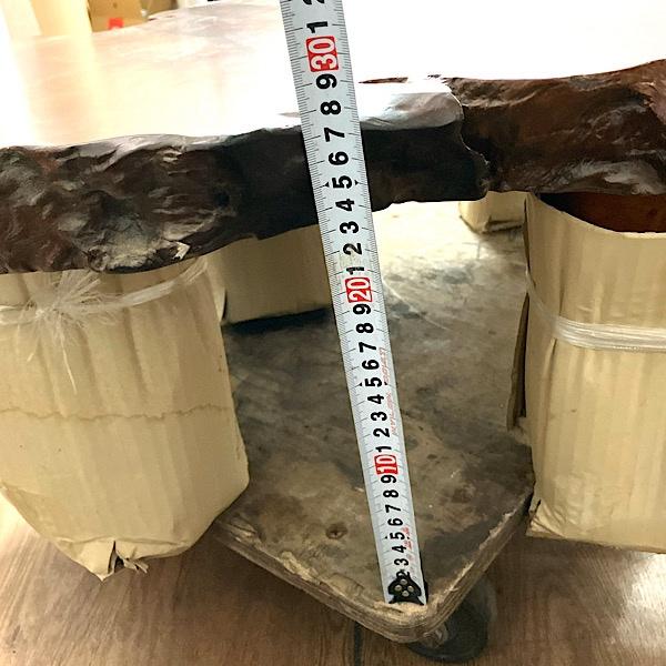 引取限定】天然木 一枚板 テーブル 天板 希少 無垢材 自然形状