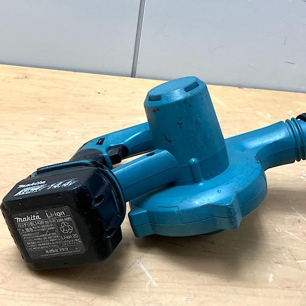中古】makita/マキタ 充電式ブロワ UB142D 14.4V バッテリー付き 