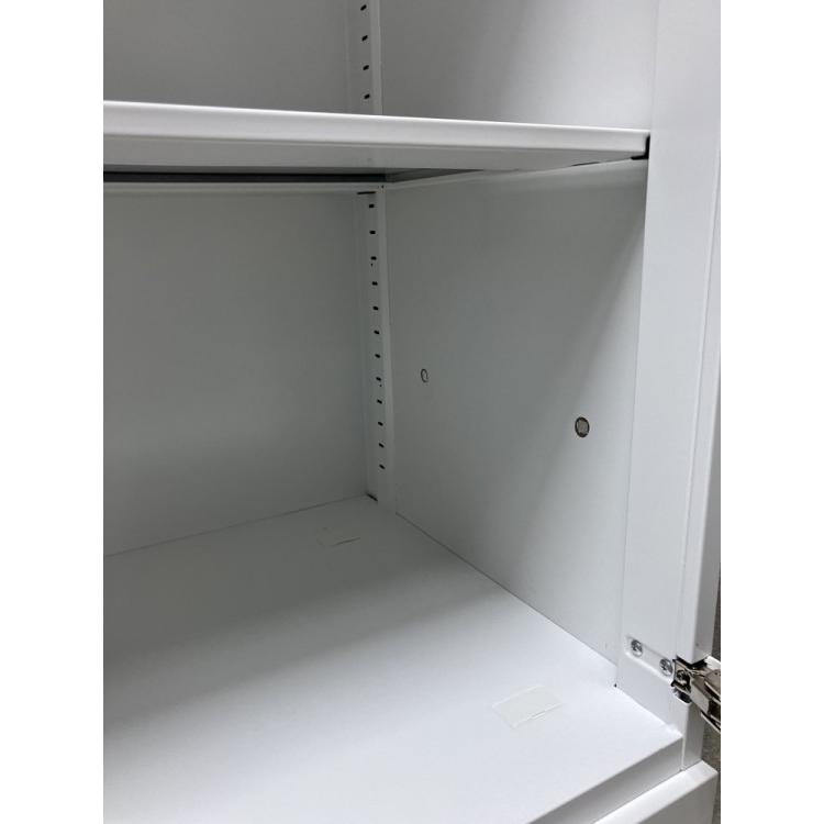 コクヨ 両開き書庫 スチール書庫 鍵付き 幅900×奥行450×高さ1130mm