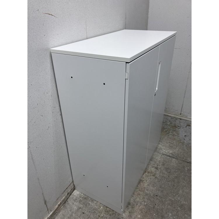 コクヨ 両開き書庫 スチール書庫 鍵付き 幅900×奥行450×高さ1130mm