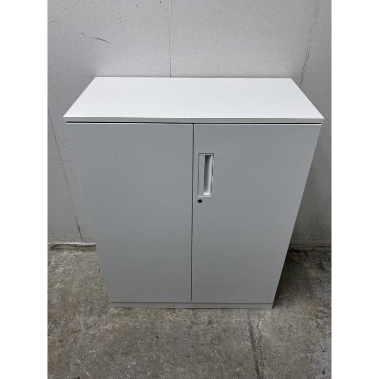 コクヨ 両開き書庫 スチール書庫 鍵付き 幅900×奥行450×高さ1130mm