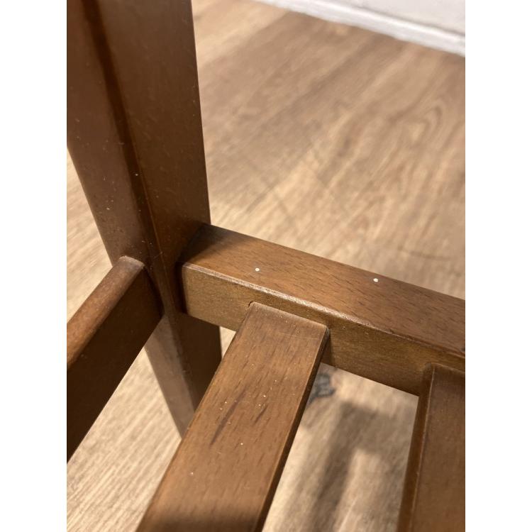 美品】カリモク 電話台 ファックス台 木製 ラタン キャビネット レトロ