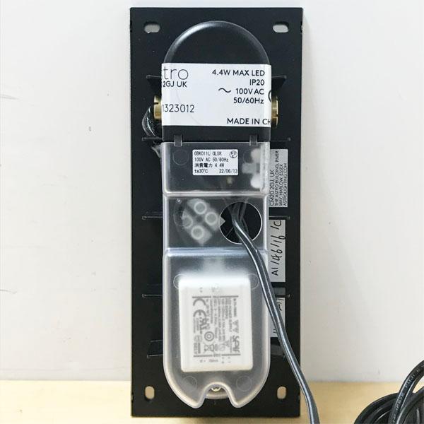 【展示品】MotoM/モトムGBK011M クロームメッキ astro 収納型 LEDリーディングライト 読書灯 ベッド 寝室照明 ホテル照明 要施工 ●116664の画像