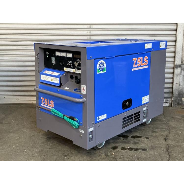 Denyo/デンヨー 7.5kVA ディーゼルエンジン発電機 TLG-7.5LSK 運転0 