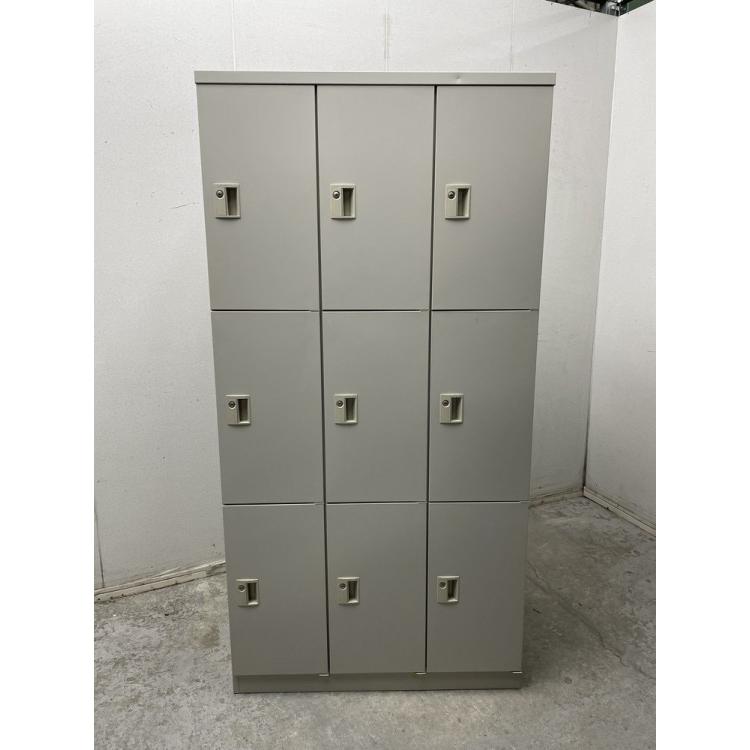 □中古品□ オカムラ 9人用ロッカー KZ-2シリーズ 4579KC Z13 ※上部 