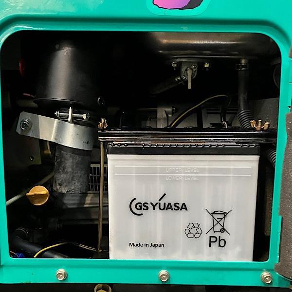 YANMAR/ヤンマー 2.4kVA ディーゼルエンジン発電機 YDG250SS-6E 60Hz
