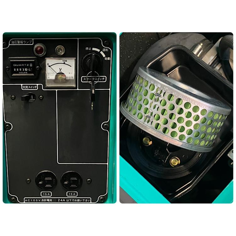 YANMAR/ヤンマー 2.4kVA ディーゼルエンジン発電機 YDG250SS-6E 60Hz