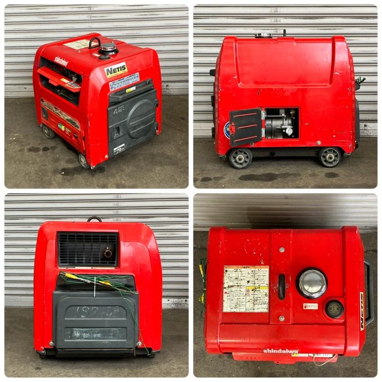 新ダイワ/やまびこ 3.5kVA 防音型エンジン発電機兼用溶接機 EGW185M-I