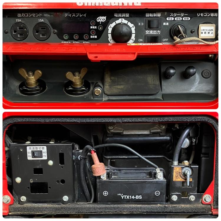 新ダイワ/やまびこ 3.5kVA 防音型エンジン発電機兼用溶接機 EGW185M-I