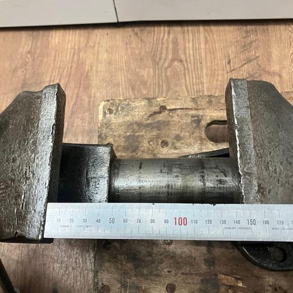 MTK/宮田工業 125mm 丸胴バイス リードバイス UNIQUE 125 万力 中古
