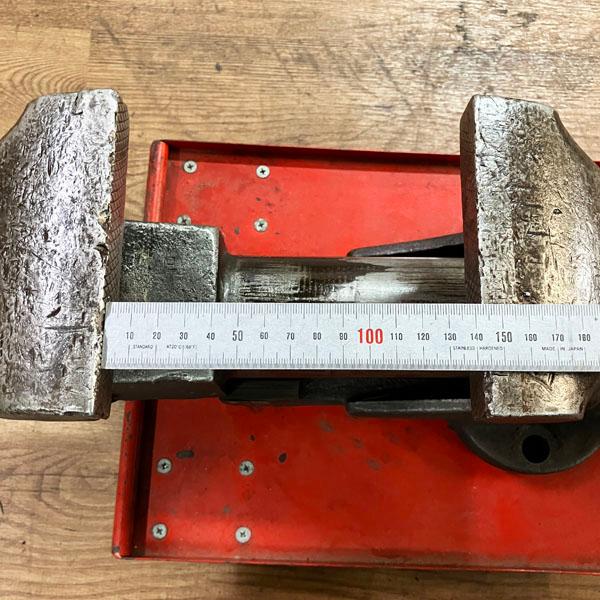 MTK/宮田工業 125mm 丸胴バイス リードバイス UNIQUE 125 万力 中古 