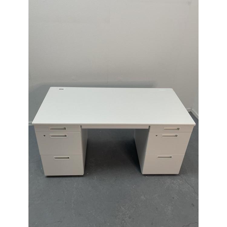 □中古品□ コクヨ 1400両袖デスク インベントシリーズ TKG-DD147SAW 