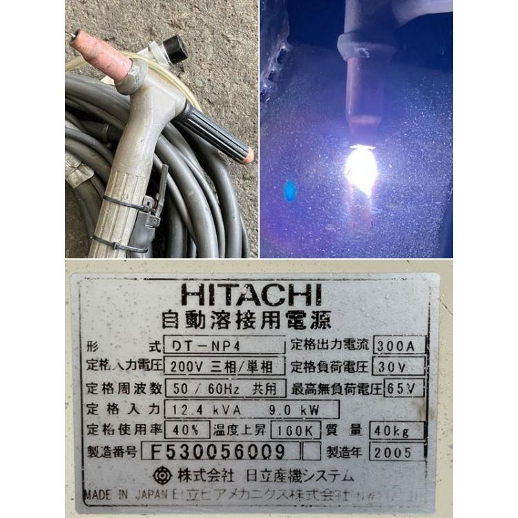 HITACHI/日立産機 300A インバーター式 直流TIG溶接機 DT-NP4 300NP4 2005年製 ●126648の画像