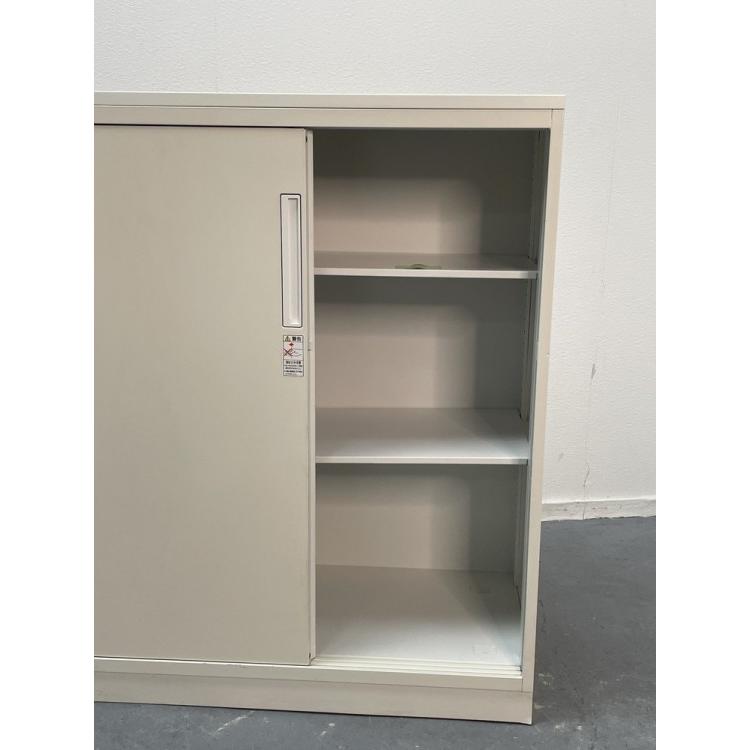 ■中古品■ コクヨ スライド書庫 エディアシリーズ BWU-HD248SSAWNN ※全体的にヤケ有/キズ・ヘコミ少々有の画像