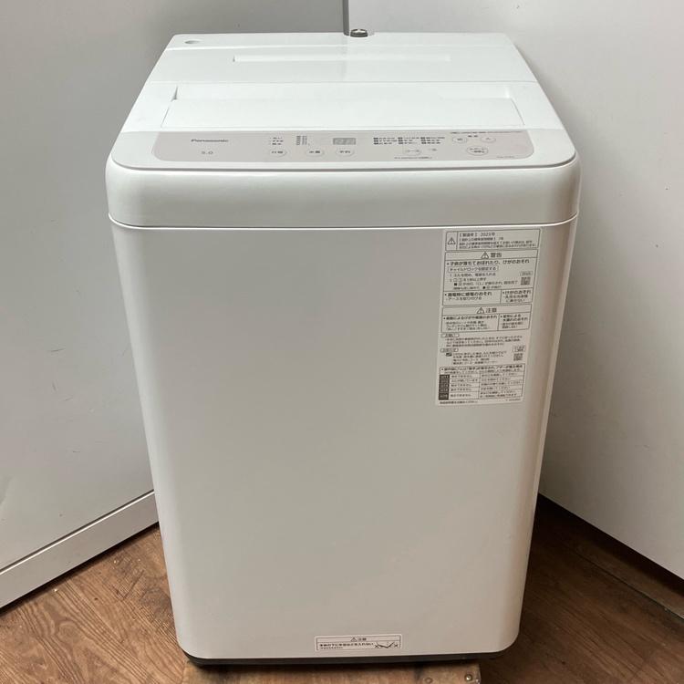 【RKGSE-175】特価！Panasonic/5kg全自動洗濯機/NA-F5B2/中古/2023年製/当社より近隣地域無料配達 中古】Panasonic/パナソニック NA-F5B2 5kg 全自動洗濯機 上開き 2023