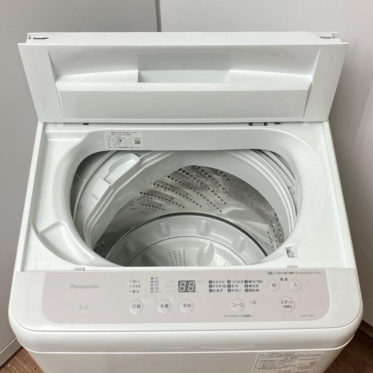【RKGSE-175】特価！Panasonic/5kg全自動洗濯機/NA-F5B2/中古/2023年製/当社より近隣地域無料配達 中古】Panasonic/パナソニック NA-F5B2 5kg 全自動洗濯機 上開き 2023