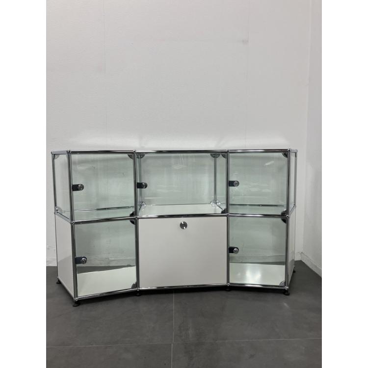 引取限定/大阪吹田】USM ハラーキャビネット 幅1500×奥行375×高さ790mm