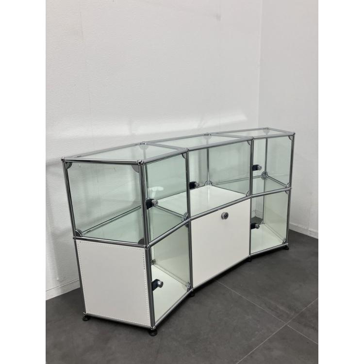 USMハラー キャビネット 1列7段 幅50×奥行36×高さ210cm 引取限定/大阪吹田】USM ハラーキャビネット 幅1500×奥行375×高さ790mm