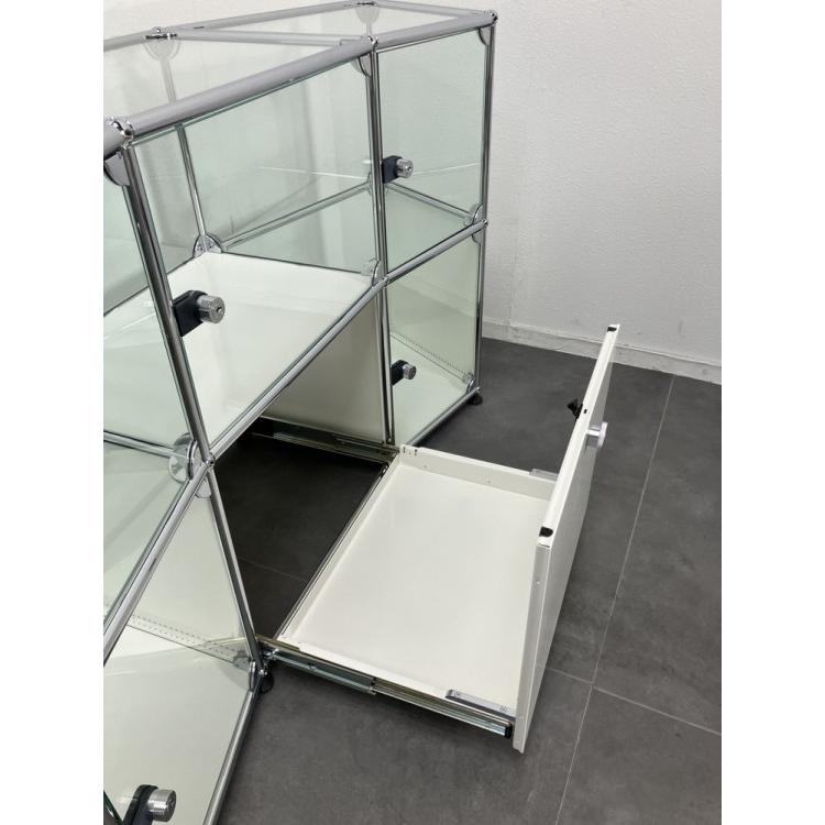 引取限定/大阪吹田】USM ハラーキャビネット 幅1500×奥行375×高さ790mm