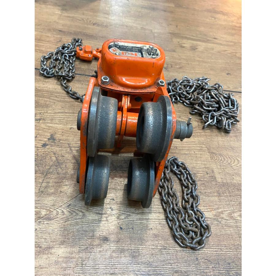 2台セット】ELEPHANT/エレファント チェーンブロック K-II 250kg 揚程