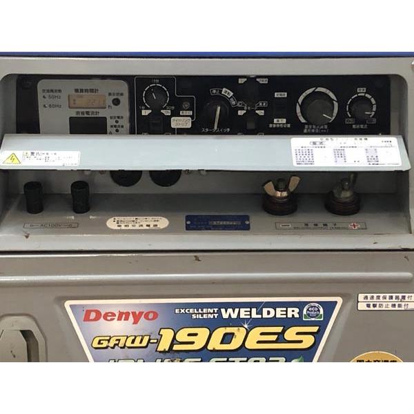 デンヨー 【使用少な目】Denyo/デンヨー 190A 3.5kVA エンジン溶接機
