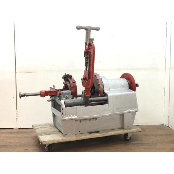 ◇ねじ切り機◇REX(レッキス)「N100A」※ダイヘッド2個、切削オイル新品