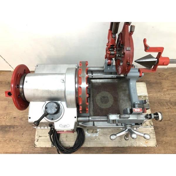 ◇ねじ切り機◇REX(レッキス)「N100A」※ダイヘッド2個、切削オイル新品