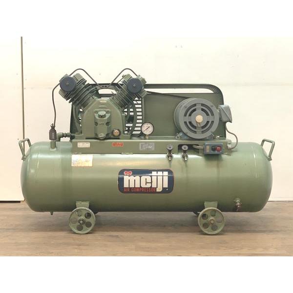 明治（meiji） 2.2kw 3馬力 給油式レシプロコンプレッサー GN-3 60Hz