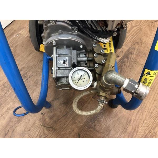 高圧洗浄機　エンジン　ツルミポンプ　スバル　中古　ガソリン　動作確認済　ホース付 高圧洗浄機 エンジン ツルミポンプ スバル 中古 ガソリン 動作