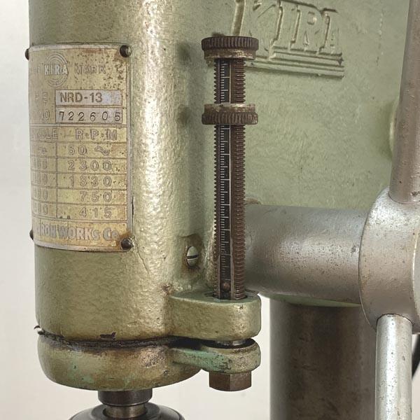 KIRA 200V 卓上ボール盤 NRD-13R キラ 1994年製 中古 取っ手1つ欠品 現状品