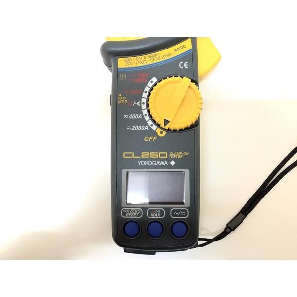 未使用】YOKOGAWA/横河計測 クランプテスター CL250 交流/直流電圧測定 