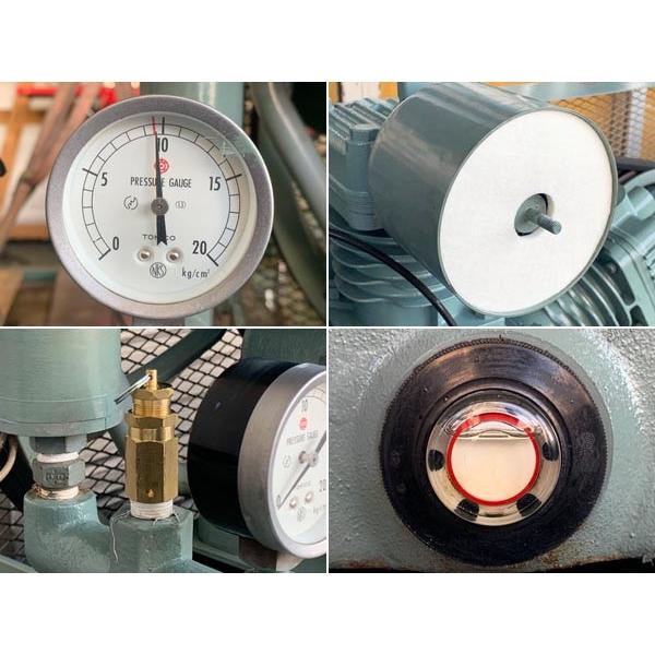 日立 HITACHI/日立 7.5kW 10馬力 給油式レシプロコンプレッサー 日立 HITACHI/日立 7.5kW 10馬力 給油式レシプロコンプレッサー