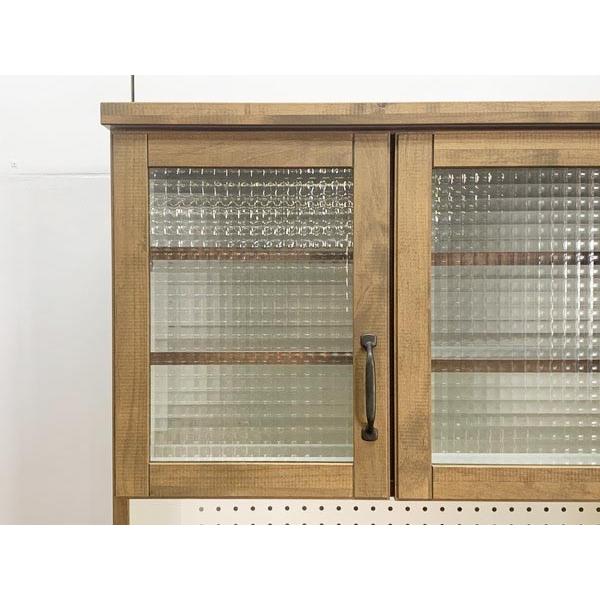 美品　今村家具工芸 食器棚 キッチンカップ 今村家具工芸 W1050 キッチンボード アウル オープンボード