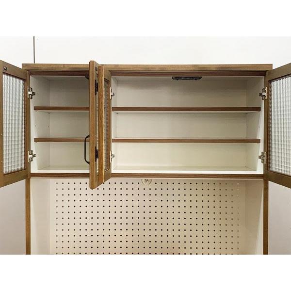今村家具工芸【日本製】105cm幅 アルダー天然木 オープンレンジボード 食器棚 今村家具工芸【日本製】105cm幅 アルダー天然木 オープン