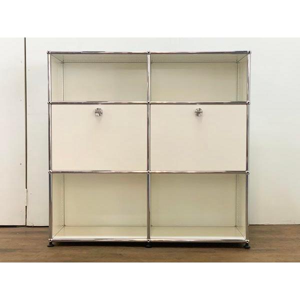 USM USM Modular Furniture 2列3段 ハラーシステム ピュアホワイト