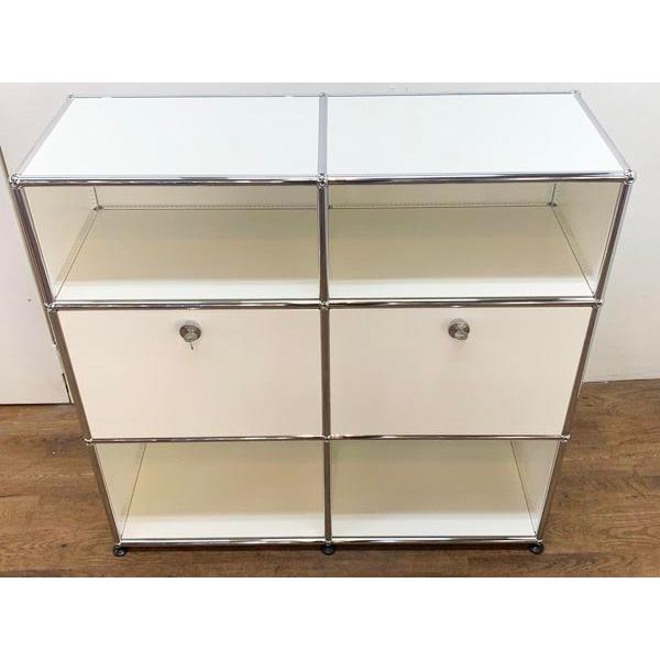 USM USM Modular Furniture 2列3段 ハラーシステム ピュアホワイト