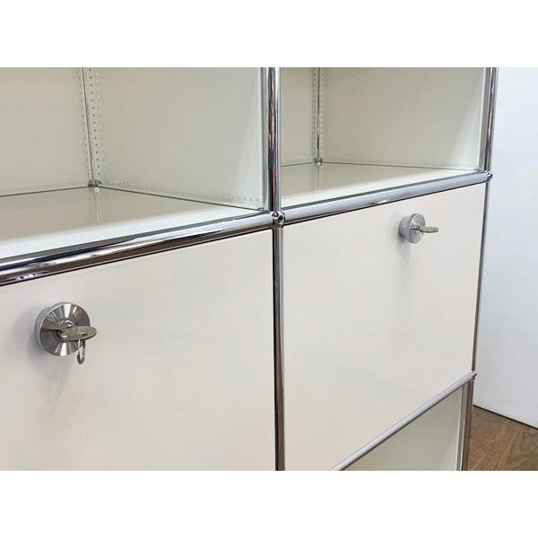 USM USM Modular Furniture 2列3段 ハラーシステム ピュアホワイト