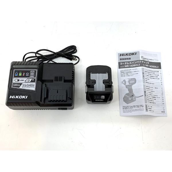 開封済未使用品 HIKOKI コードレスインパクトレンチ 18V WR18DBDL2 2LXPK マルチボルト アグレッシブグリーン ハイコーキ 札幌市手稲区 マルチボルト 【展示品】HiKOKI ハイコーキ WR18DBDL2 2LXPK