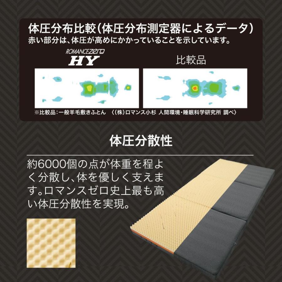 体圧分散 マットレス 10cm 中反発 三つ折り 折りたたみ 腰痛 セミダブル 三つ折りマットレス 折りたたみマットレス 敷布団の画像