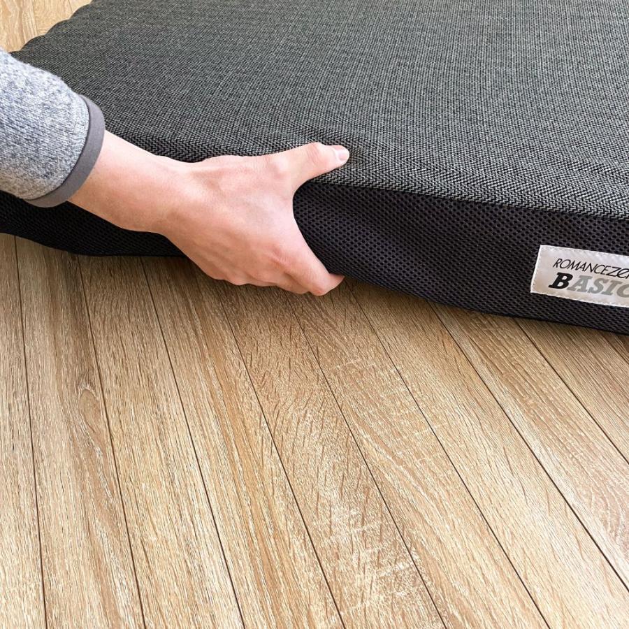 高反発 体圧分散 マットレス 9cm 中反発 三つ折り 折りたたみ 腰痛 セミダブル 三つ折りマットレス 折りたたみマットレス 敷布団_13
