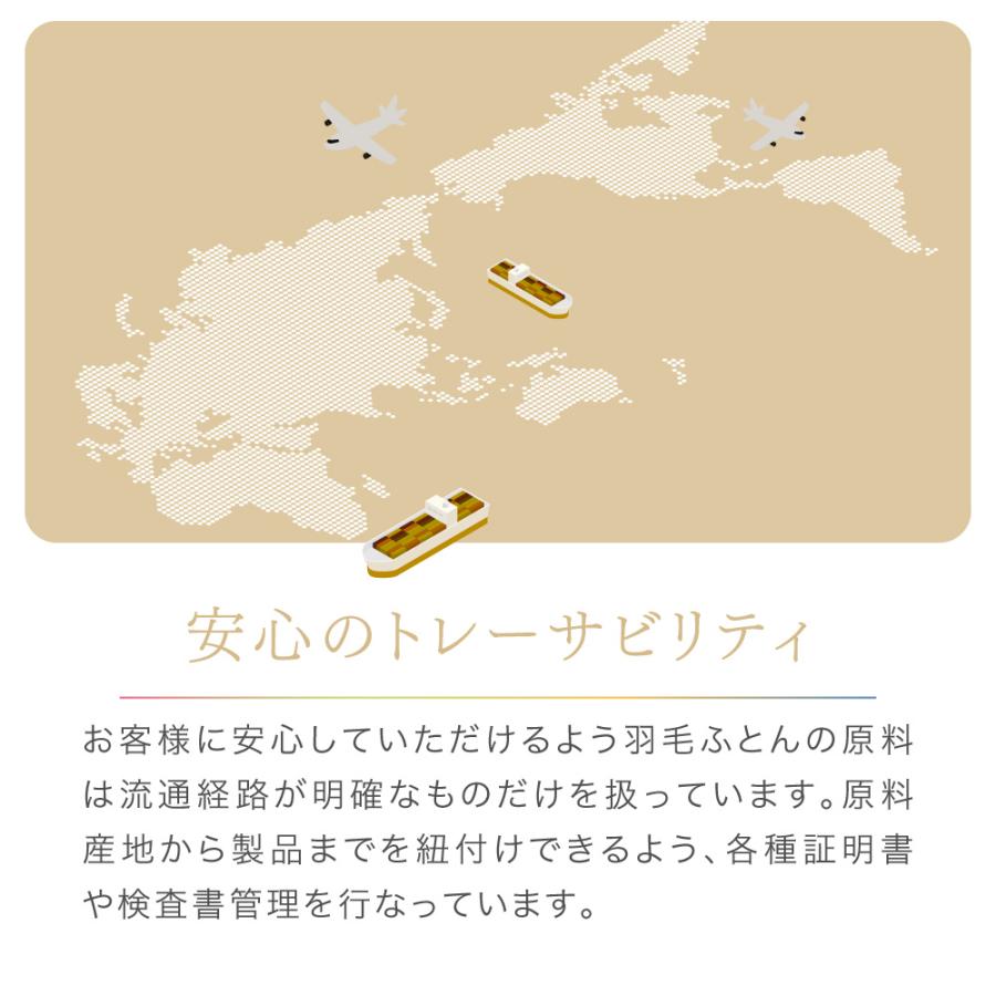 ロマンス小杉 公式 真綿入り羽毛肌掛け布団 肌掛け シングル ロング