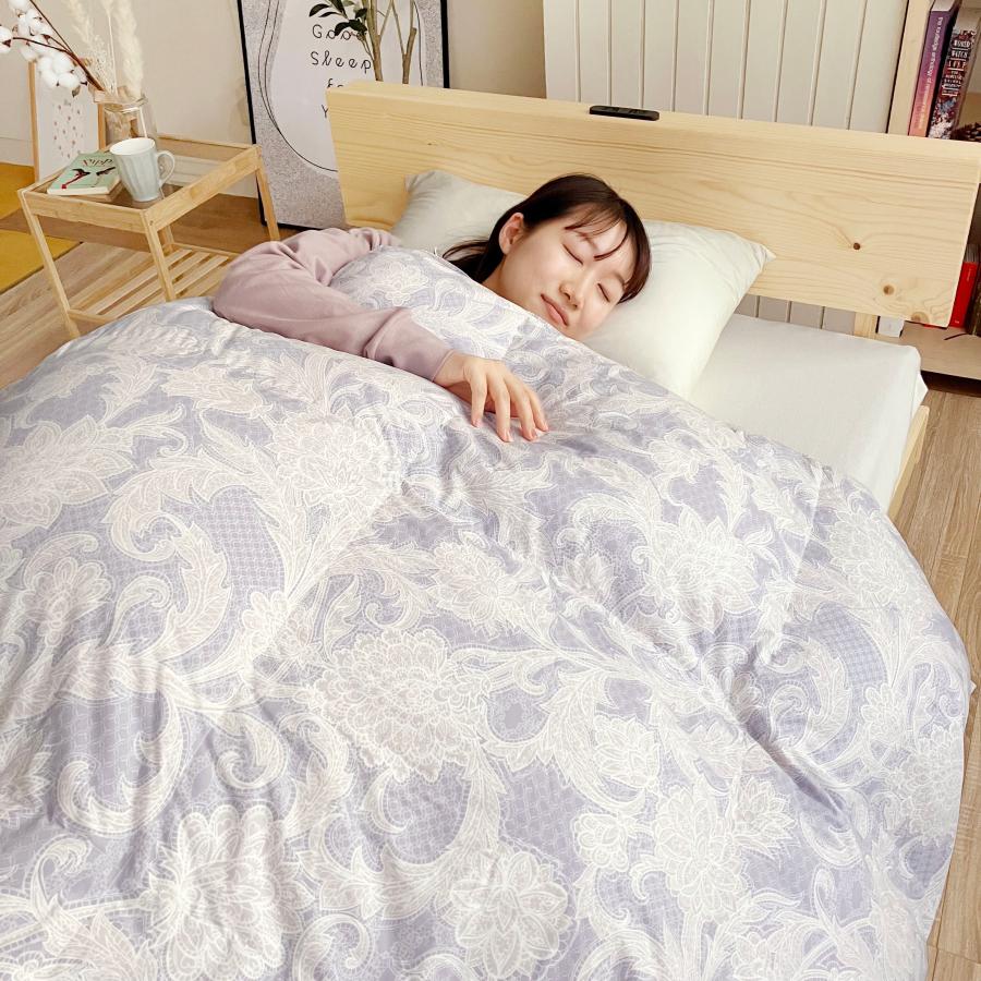 ロマンス小杉 羽毛布団 シングル 冬 フランスマザーダウン95％ 立体