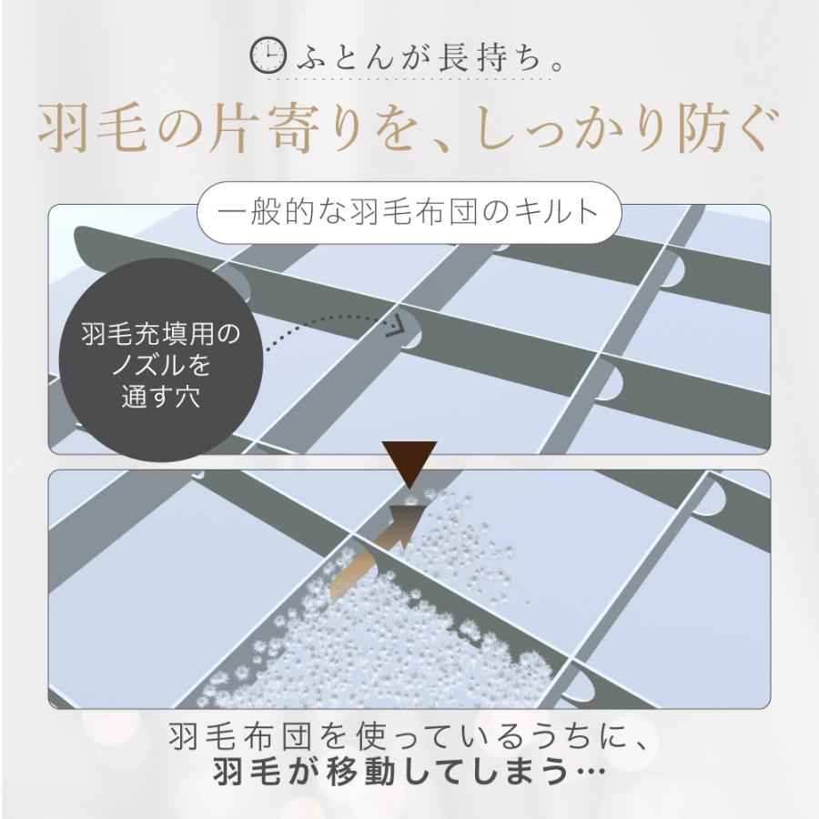 【新品未使用】ロマンス小杉羽毛掛け布団S ロマンス小杉 羽毛布団 洗える シングル ダウン93% 日本製 DP400 羽毛