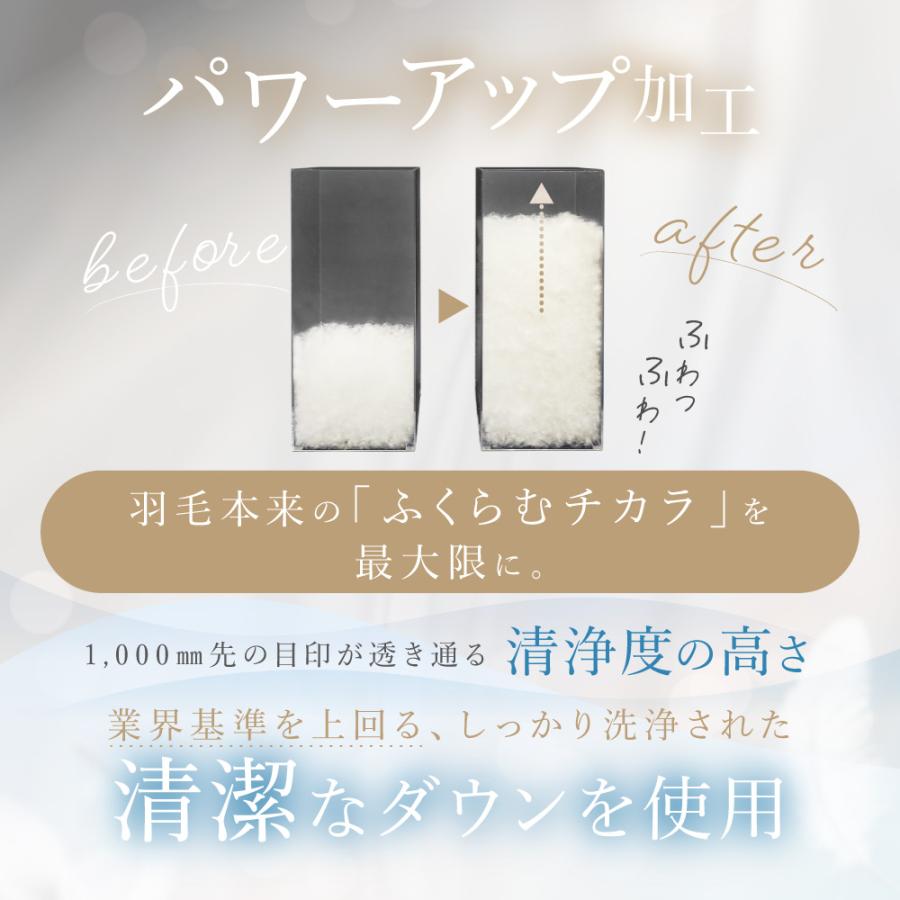 ロマンス小杉 羽毛布団 洗える シングル ダウン93% 日本製 DP400 羽毛