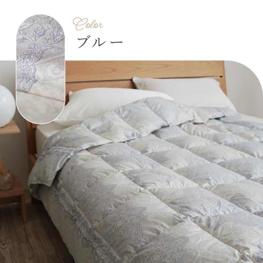 ロマンス小杉 羽毛肌掛け布団 羽毛布団 ダブルロング ポーランドマザー