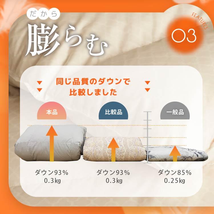 ロマンス小杉 羽毛肌掛け布団 シングル ダウン90% 肌掛け羽毛布団 夏