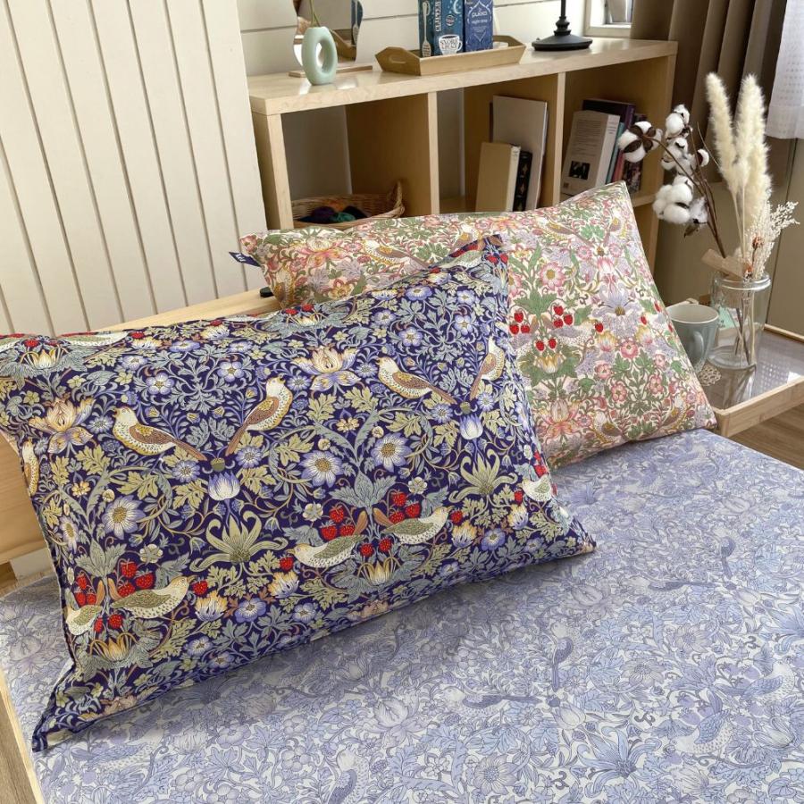 ロマンス小杉 爆買 V&A ウィリアムモリス 枕カバー ピローケース 綿100